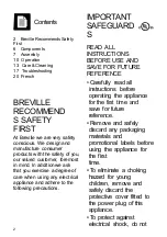 Preview for 2 page of Breville Big Squeeze BJS700 Instruction Book