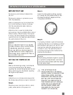 Preview for 11 page of Breville BIR300 Instruction Booklet