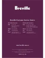 Breville BJE820 Instruction Booklet preview