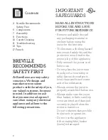 Preview for 2 page of Breville BJE830 Instruction Book