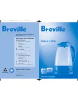Preview for 1 page of Breville BKE260 Instructions Manual