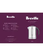 Breville BKE590 Instruction Booklet preview