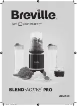 Предварительный просмотр 1 страницы Breville BLEND-ACTIVE PRO VBL212X Instructions For Use Manual