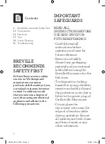 Preview for 2 page of Breville BLKANZ Instruction Book