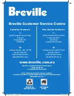 Preview for 24 page of Breville BLR50 Series Manual