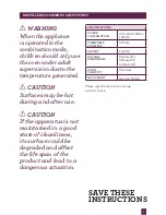 Preview for 10 page of Breville BMO100 Instruction Booklet