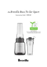 Breville Boss To Go Sport BPB610 Instruction Book preview