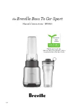 Предварительный просмотр 12 страницы Breville Boss To Go Sport BPB610 Instruction Book