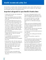 Preview for 4 page of Breville BOV400 Instructions For Use Manual