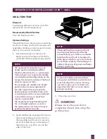 Preview for 23 page of Breville BOV800 Instruction Booklet