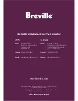 Breville BPR600XL Instruction Book preview