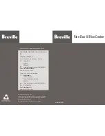 Preview for 15 page of Breville BRC350XL User Manual