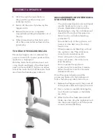 Preview for 10 page of Breville BSB310 Instruction Booklet