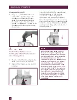 Preview for 14 page of Breville BSB530XL Instruction Booklet