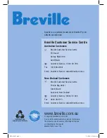 Предварительный просмотр 12 страницы Breville BTA420 Instructions Manual