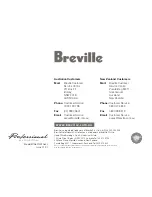 Предварительный просмотр 22 страницы Breville BTA820 Instructions Manual