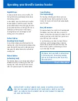 Preview for 8 page of Breville BTO300 Instructions For Use Manual