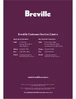 Breville BWM620 Instruction Manual предпросмотр