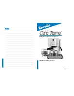 Предварительный просмотр 10 страницы Breville CAFE ROMA Instructions For Use Manual