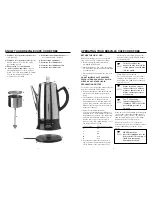 Preview for 3 page of Breville CMP12 Instructions For Use