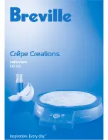 Preview for 1 page of Breville Crepe Creations BCP200 Instructions Manual