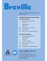 Preview for 20 page of Breville Crepe Creations BCP200 Instructions Manual