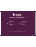 Preview for 268 page of Breville Custom Loaf BBM800XL Instruction Book