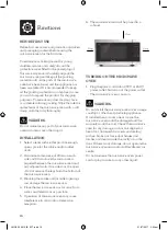 Preview for 16 page of Breville Diamond Wave LMO525 Instruction Book