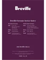 Breville Dual Burner BGR600 Instruction Booklet preview