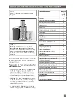 Предварительный просмотр 15 страницы Breville Dual Disc Juice Processor BJE820XL Instruction Booklet