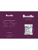 Предварительный просмотр 1 страницы Breville Duo-Temp 800ESXL Instruction Book