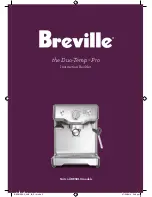 Breville Duo-Temp Pro BES810 series Instruction Booklet preview