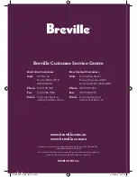 Preview for 36 page of Breville Duo-Temp Pro BES810 series Instruction Booklet