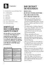 Preview for 2 page of Breville Easy Air LAP158 Instruction Book