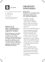 Preview for 2 page of Breville Eggspert 4 Up Instruction Book