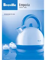 Предварительный просмотр 1 страницы Breville Emporia BKE400 Instructions For Use Manual