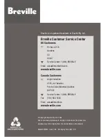 Breville EW30XL User Manual предпросмотр
