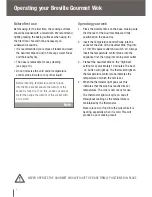 Preview for 9 page of Breville EW30XL User Manual