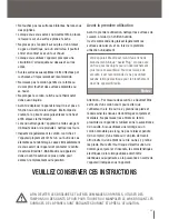 Preview for 50 page of Breville EW30XL User Manual
