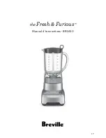 Preview for 17 page of Breville Fresh & Furious BBL620 Instruction Book