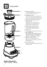 Preview for 8 page of Breville Fresh & Furious BBL620SIL Instruction Book