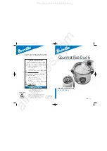 Preview for 1 page of Breville Gourmet Rice Duo 6 Instructions For Use Manual