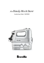 Preview for 2 page of Breville Handy Mix & Store LHM150 Instruction Book