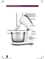 Предварительный просмотр 9 страницы Breville Handy Stand Mixer BEM600XL Instruction Booklet