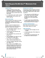 Preview for 14 page of Breville ikon BMO200 Instructions Manual