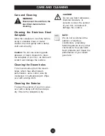 Preview for 11 page of Breville IR70 Instructions For Use Manual