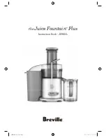 Preview for 1 page of Breville JE98XL Instruction Manual