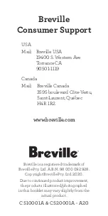 Предварительный просмотр 54 страницы Breville Joule CS10001A Instruction Book