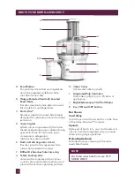 Preview for 8 page of Breville Juice Fountain Compact BJE200XL Instruction Booklet