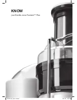 Preview for 7 page of Breville JUICE FOUNTAIN PLUS Instruction Booklet